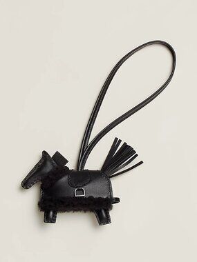 NEW IN BOX RARE Hermes Rodeo Robeo Plush PM charm